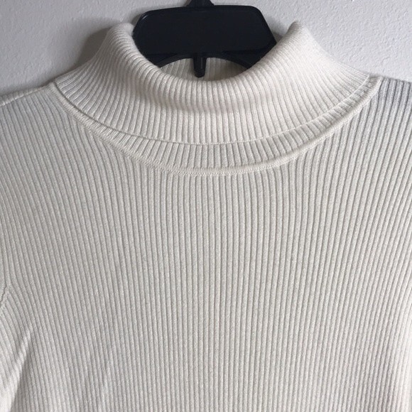 Orvis ladies ribbed mock turtleneck pullover lightweight sweater size large - Picture 5 of 11
